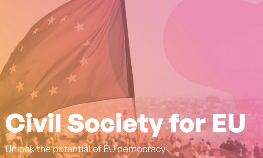 Our EU elections campaign ‘Civil society for EU’ goes public with a ...