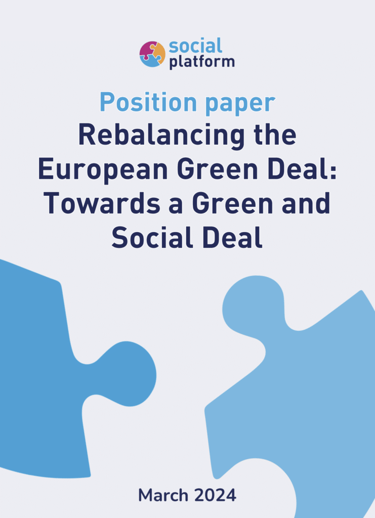 Position Paper Rebalancing the European Green Deal: Towards a Green and ...