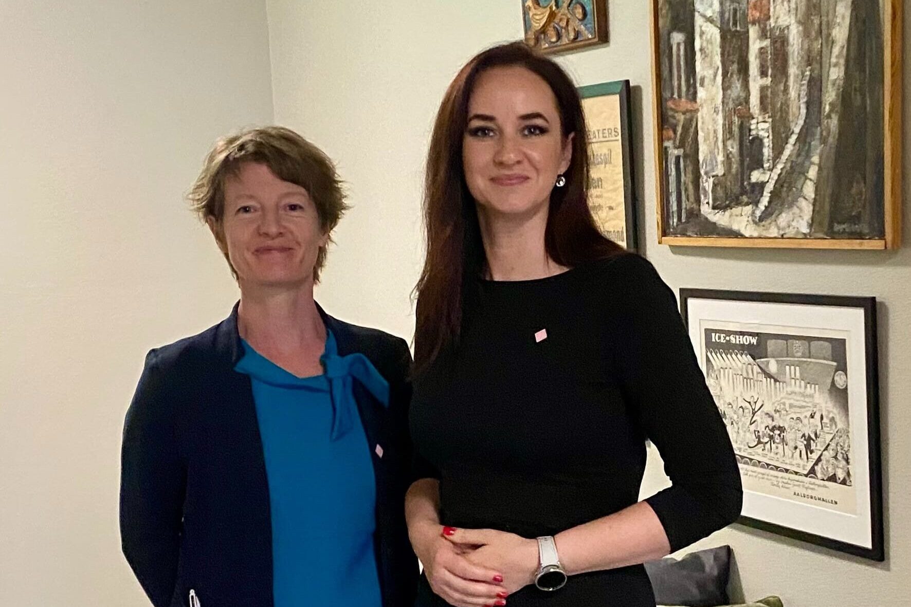 Catherine Naughton and Inga Ruginiené