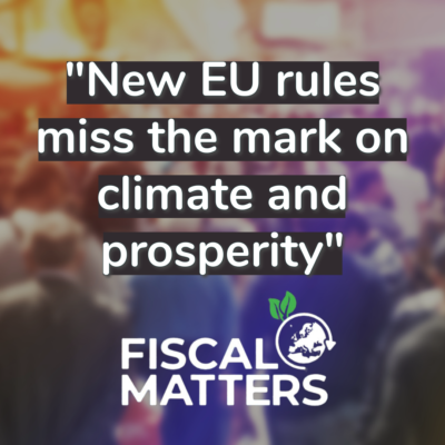 New EU rules miss the mark on climate and prosperity